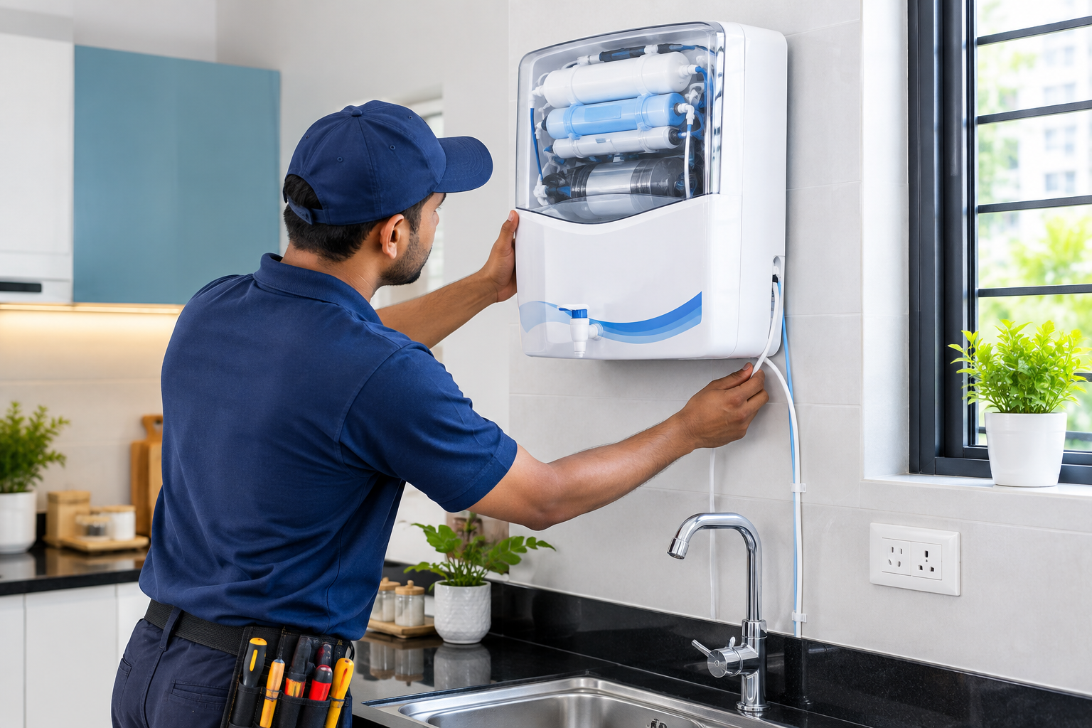 RO water purifier installation service